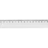 Regle liderpapel plastique incassable transparent 20 cm