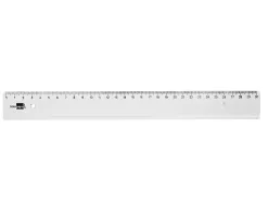 Regle liderpapel plastique incassable transparent 30 cm