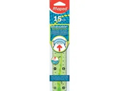 Regle maped flex 15cm plate incassable coloris assortis aleatoire