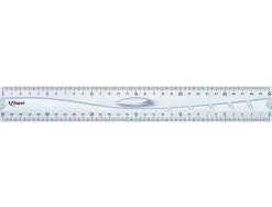 Regle plate maped geometric triple decimetre en plastique recycle sachet individuel 30cm