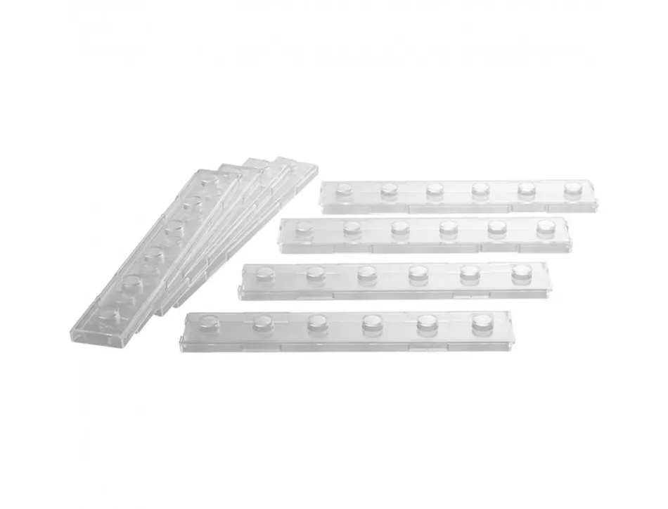 Reglettes pour pions lettres nathan lot de 8