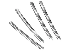 Reliure métallique fellowes relieur pas 3:1 34 boucles a4 5/16 in diamètre 8mm coloris noir boîte 100 unités