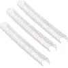 Reliure métallique fellowes relieur pas 3:1 34 boucles a4 1/2 in diamètre 12.7mm coloris blanc boîte 100 unités