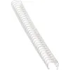 Reliure métallique fellowes relieur pas 3:1 34 boucles a4 5/16 in diamètre 8mm coloris blanc boîte 100 unités