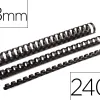 Reliure plast.28mm noir b/50