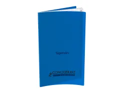 Repertoire conquerant poplypropylene piqure 90g 11x17 cm 96 pages 5x5 bleu