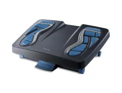 Repose-pieds fellowes caoutchouc énergisant surfaces de massage règlage 3 hauteurs coloris noir