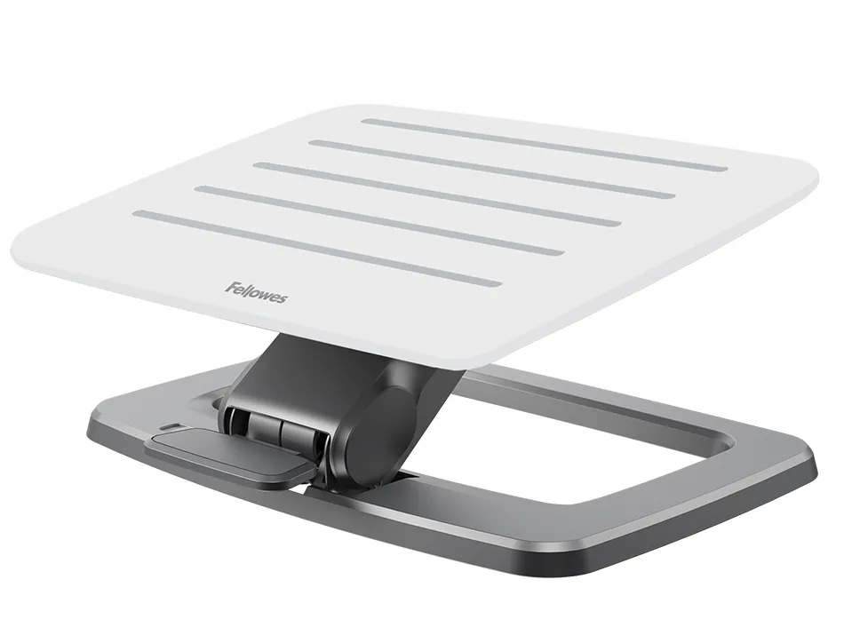 Repose-pieds fellowes hana lt reglable tension et hauteur sur 2 niveaux coloris blanc