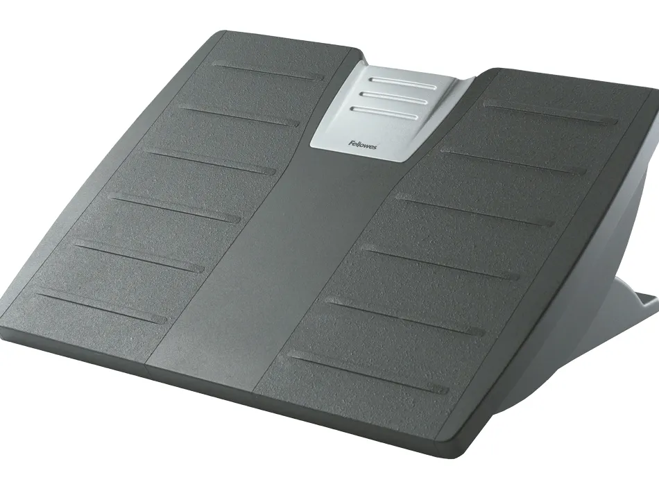 Repose-pieds fellowes office suites microban protection anti-bactérienne ajustable par pression inclinable 30 degrés
