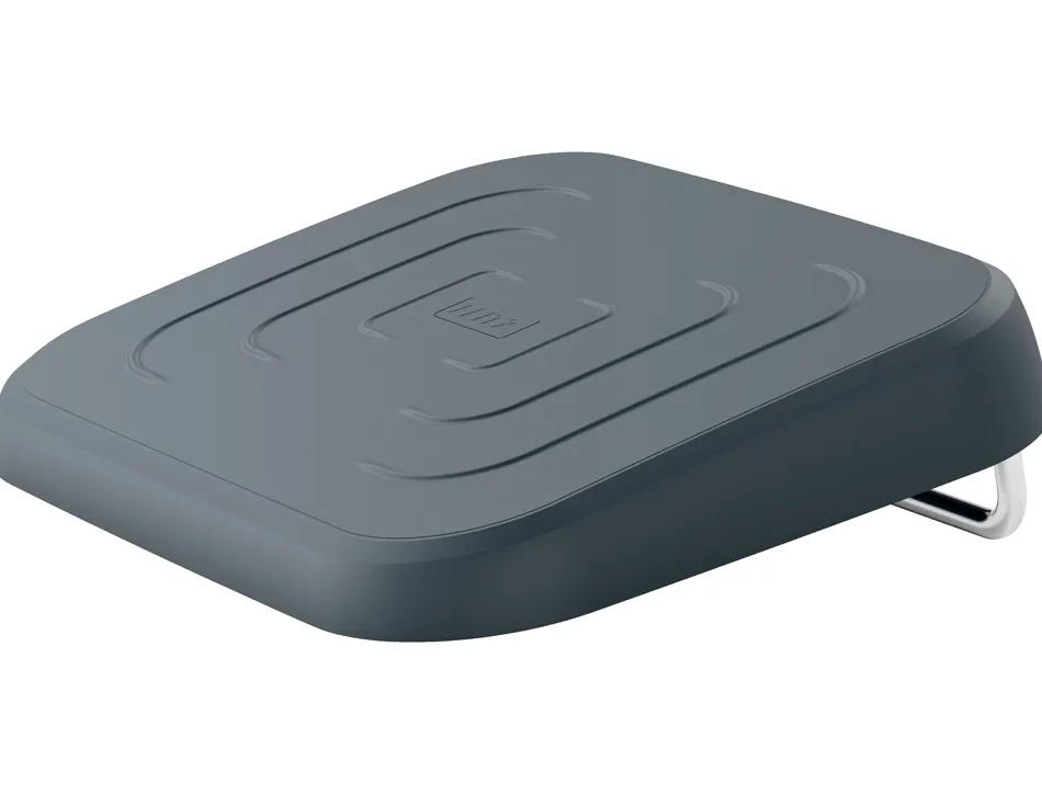 Repose-pieds leitz ergo cosy hauteur ajustable coloris gris