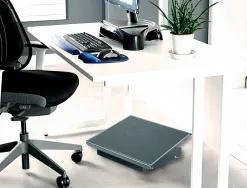 Repose-pieds métallique q-connect ajustable 415x326x103mm