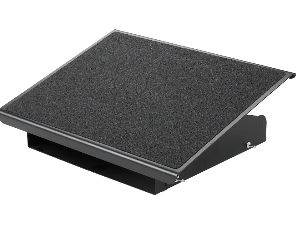 Repose-pieds métallique q-connect ajustable 415x326x103mm