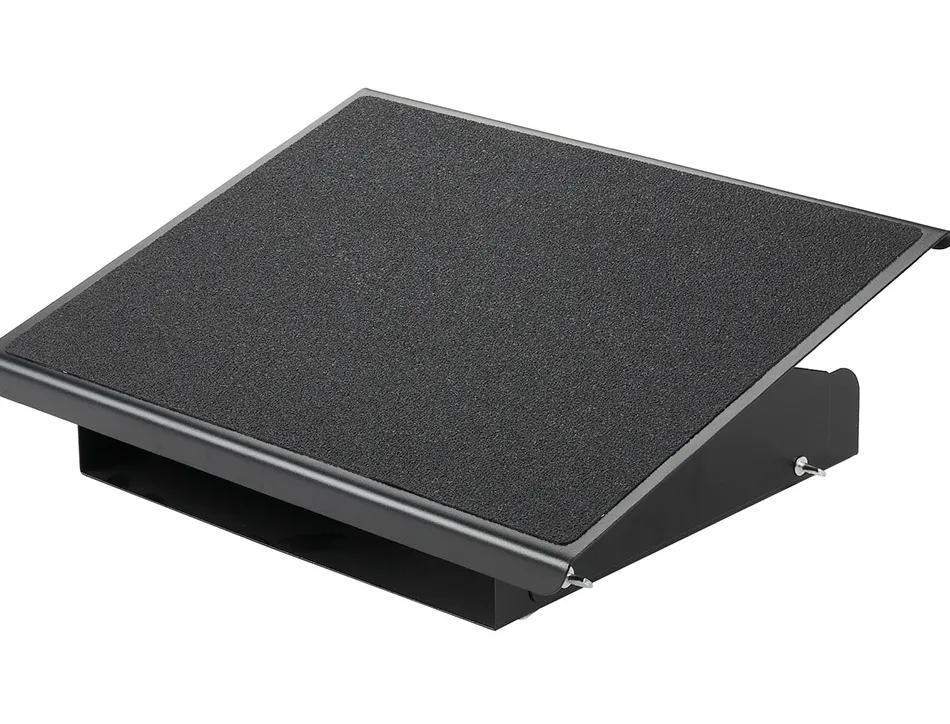 Repose-pieds métallique q-connect ajustable 415x326x103mm