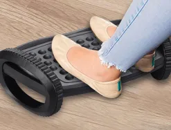 Repose-pieds plastique q-connect ajustable avec fonction de balancement 417x225x135mm
