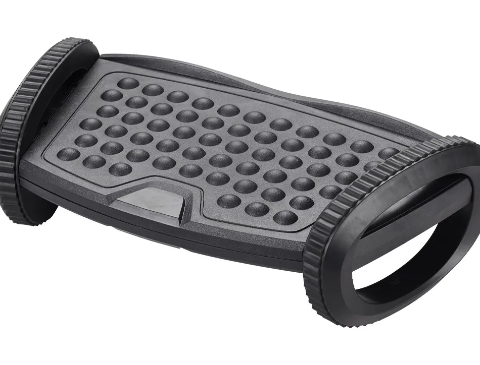 Repose-pieds plastique q-connect ajustable avec fonction de balancement 417x225x135mm