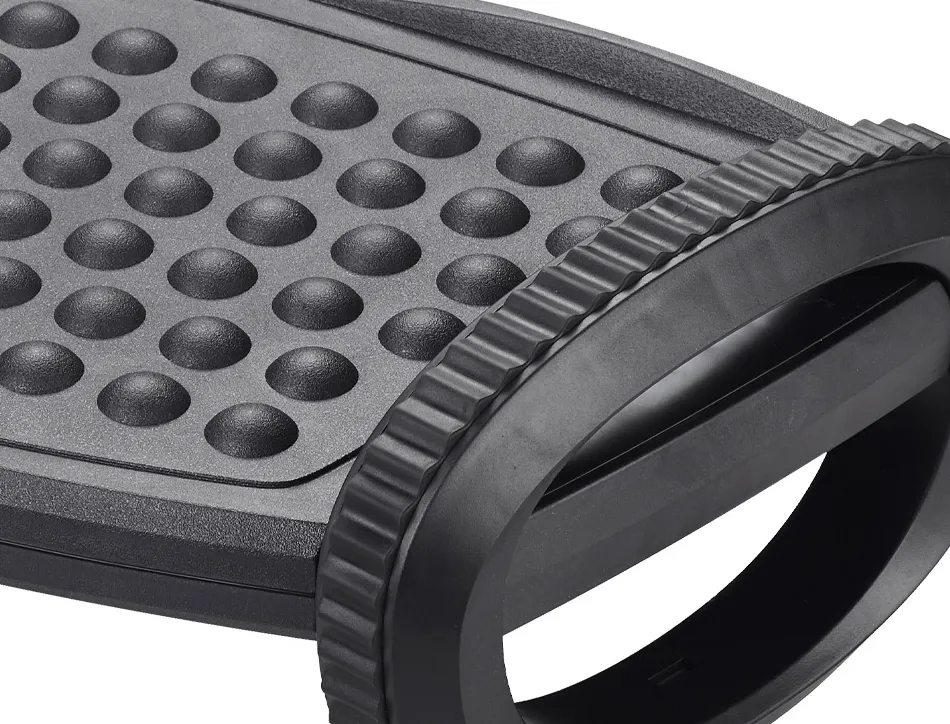 Repose-pieds plastique q-connect ajustable avec fonction de balancement 417x225x135mm