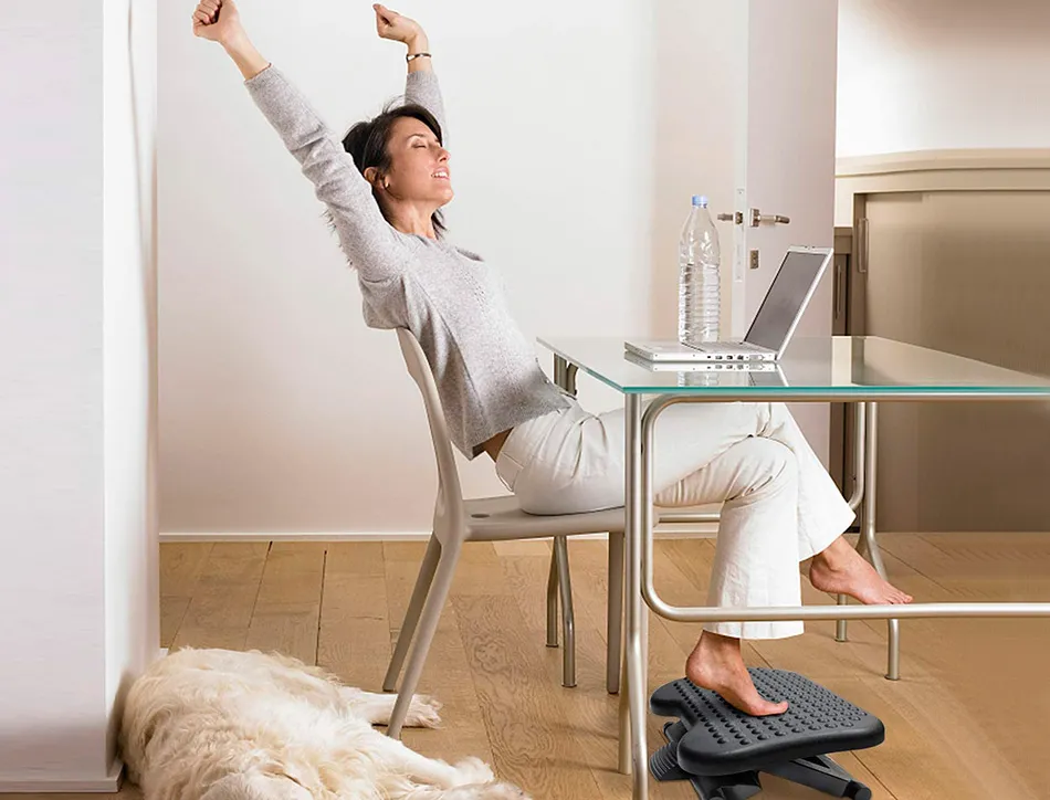 Repose-pieds q-connect réglable premium 460x340mm