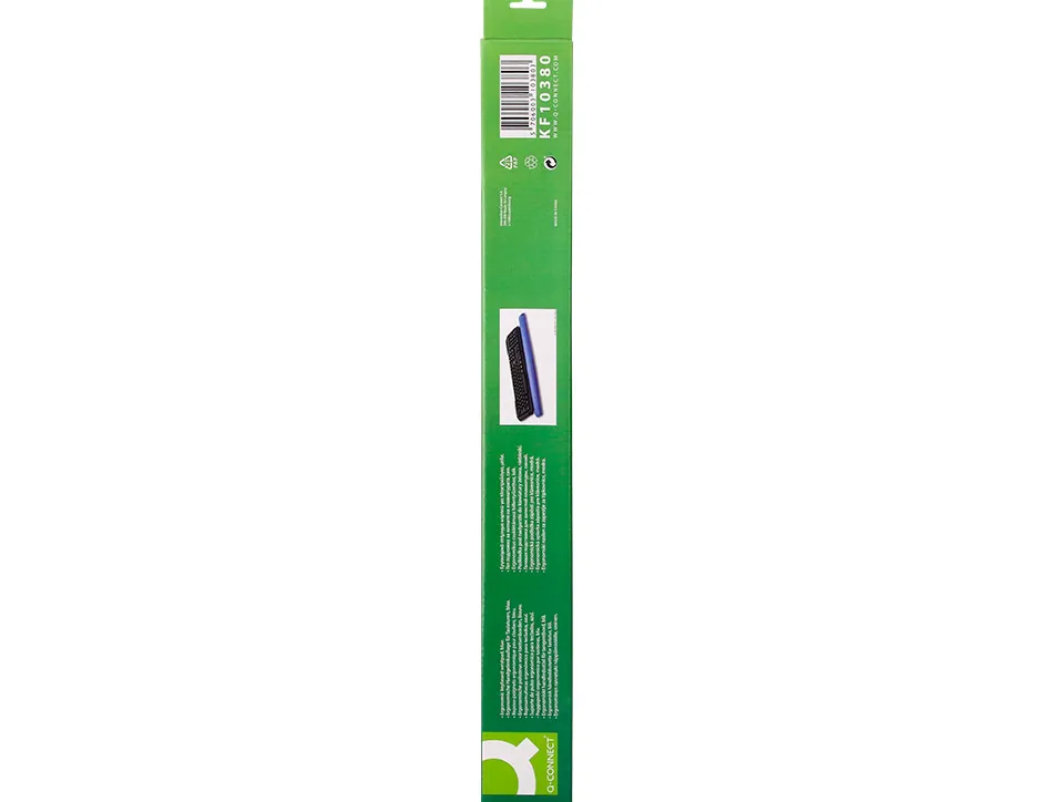 Repose-poignets q-connect gel pour clavier 525x58x17mm coloris bleu
