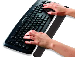 Repose-poignets q-connect gel pour claviers confort nettoyage facile
