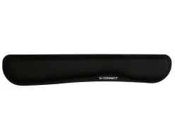 Repose-poignets q-connect memory foam clavier 460x85x25mm coloris noir