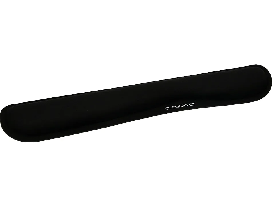 Repose-poignets q-connect memory foam clavier 460x85x25mm coloris noir