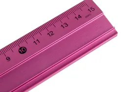 Règle liderpapel 15cm gamme aluminium coloris assortis