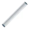 Règle maped 30cm triple décimètre embouts protect system anti-bruit aluminium anodisé résistance optimale