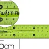 Règle plate maped twist'n'flex 15cm souple incassable ludique 3 coloris assortis bleu vert rose