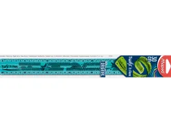 Règle plate maped twist'n'flex 30cm souple incassable ludique 3 coloris assortis bleu vert rose