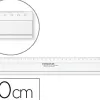 Règle plate staedler mars plexiglas 30cm bords anti-tâches 1 biseau gravé ineffaçable