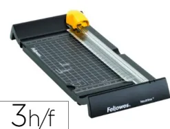 Rogneuse fellowes mini neutron a5 capacité 5f safecut réglette téléscopique a4 paysage longueur coupe 240mm