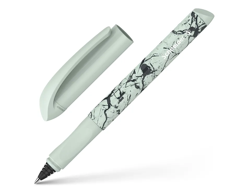 Roller a cartouche schneider easy trait moyen encre bleu effacable coloris menthe
