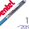 Roller a encre gel energel bl80 pointe de 1mm retractable coloris bleu