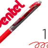 Roller a encre gel energel bl80 pointe de 1mm retractable coloris rouge