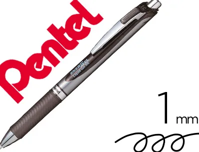 Roller a encre gel energel bl80 pointe de 1mm retractable coloris noir