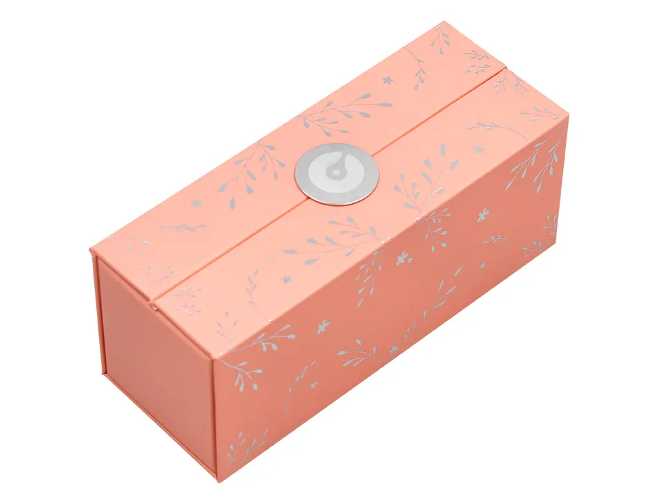 Roller belius collection1 aluminium encre noire coloris rose design relief argente boite design
