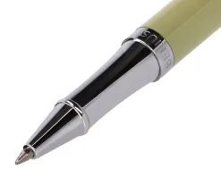 Roller belius ink dreams aluminium attributs argent encre noire coloris vert matcha ondulations rose dans coffret cadeau