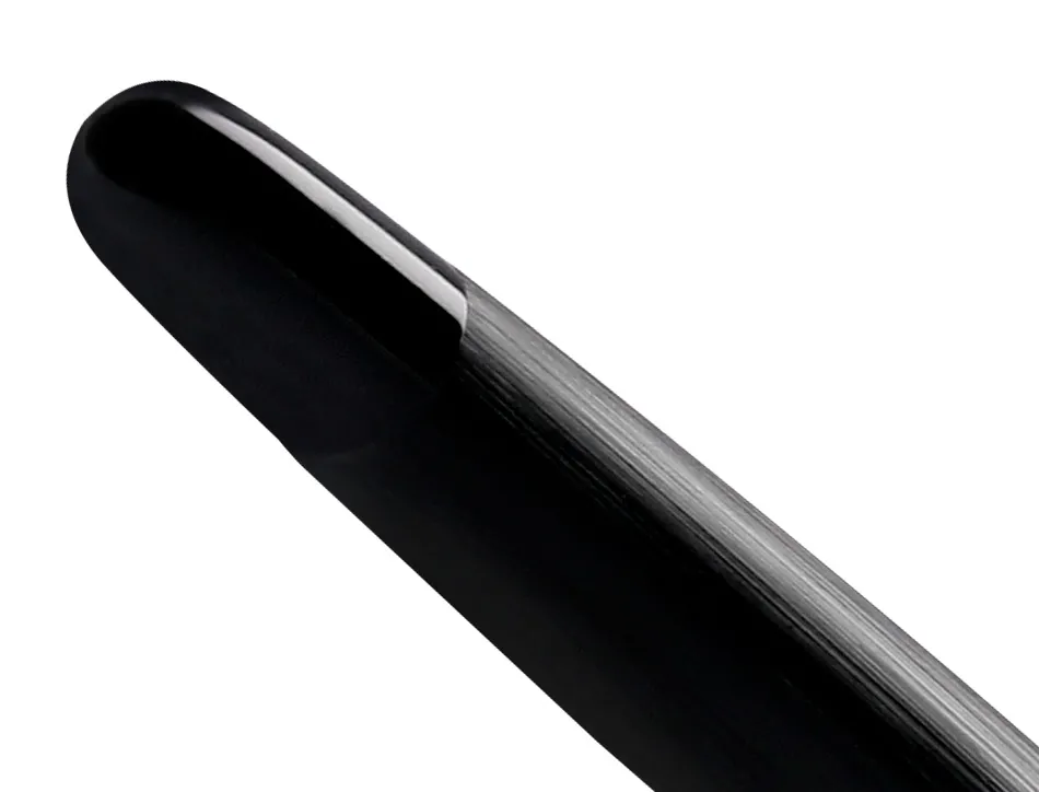 Roller belius origen aluminium brosse encre noire coloris noir dans coffret cadeau