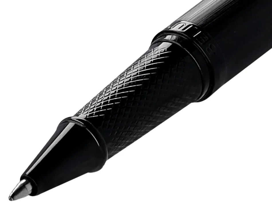 Roller belius origen aluminium brosse encre noire coloris noir dans coffret cadeau