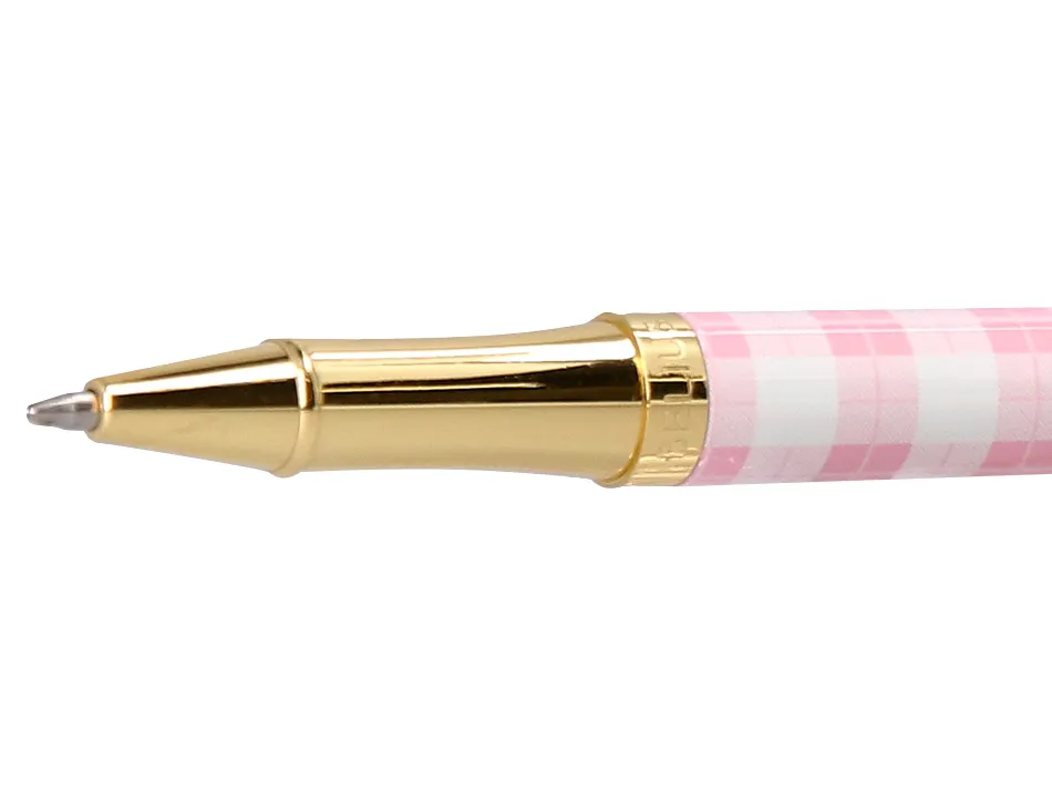 Roller belius picnic aluminium encre noire coloris rose dore boite design