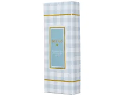 Roller belius picnic aluminium encre noire coloris bleu ciel dore boite design