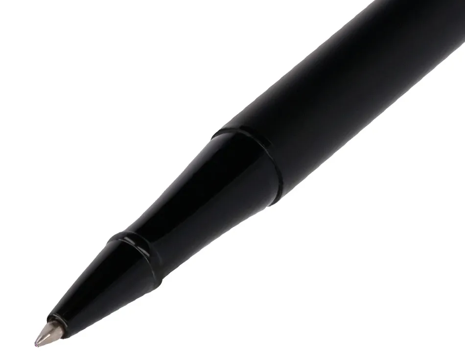 Roller belius unstoppable monochrome aluminium encre noire coloris noir dans coffret cadeau
