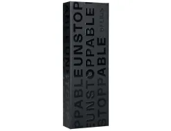 Roller belius unstoppable monochrome aluminium encre noire coloris noir dans coffret cadeau