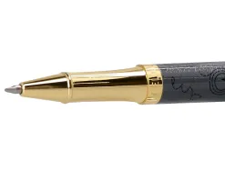 Roller belius wild west aluminium encre noire coloris noir dore boite design