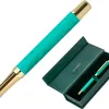 Roller belius wild west aluminium encre noire coloris vert dore boite design