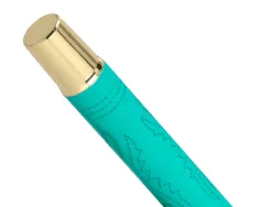 Roller belius wild west aluminium encre noire coloris vert dore boite design