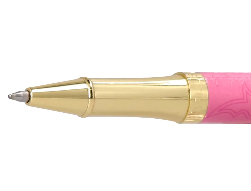 Roller belius wild west aluminium encre noire coloris rose dore boite design
