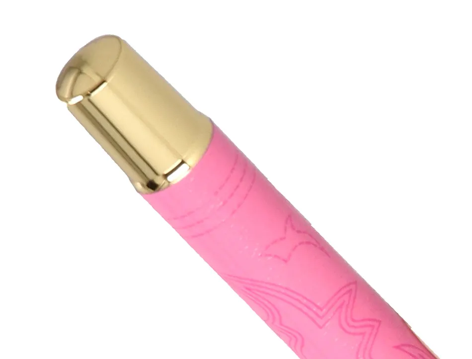 Roller belius wild west aluminium encre noire coloris rose dore boite design