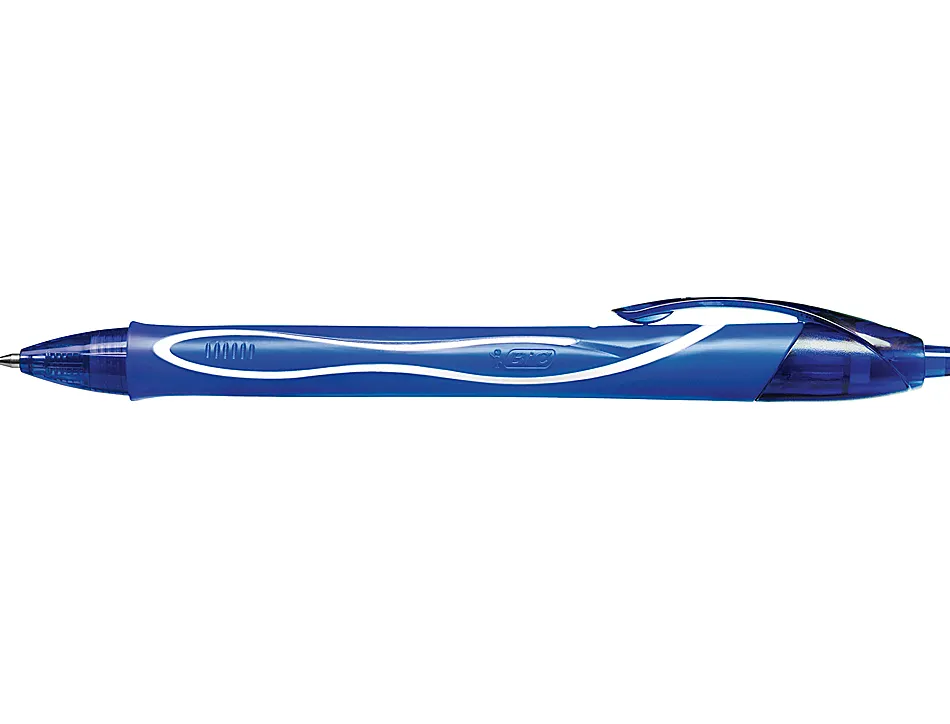 Roller bic gelocity quick dry écriture moyenne 0.5mm séchage rapide encre gel coloris bleu