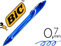 Roller bic gelocity quick dry écriture moyenne 0.5mm séchage rapide encre gel coloris bleu